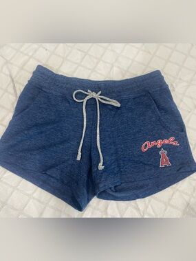 Angels Navy Blue Logo Lounge Shorts